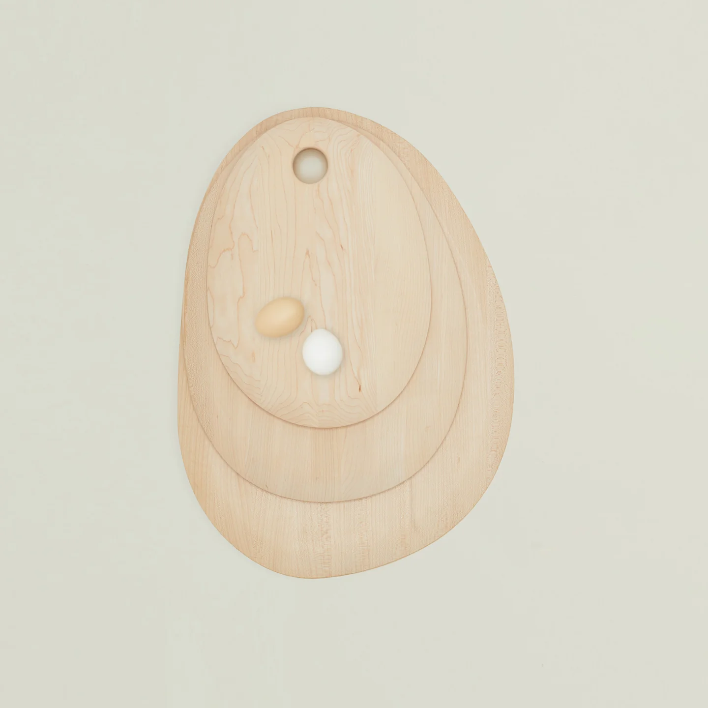 Pebble Cutting Board - Maple