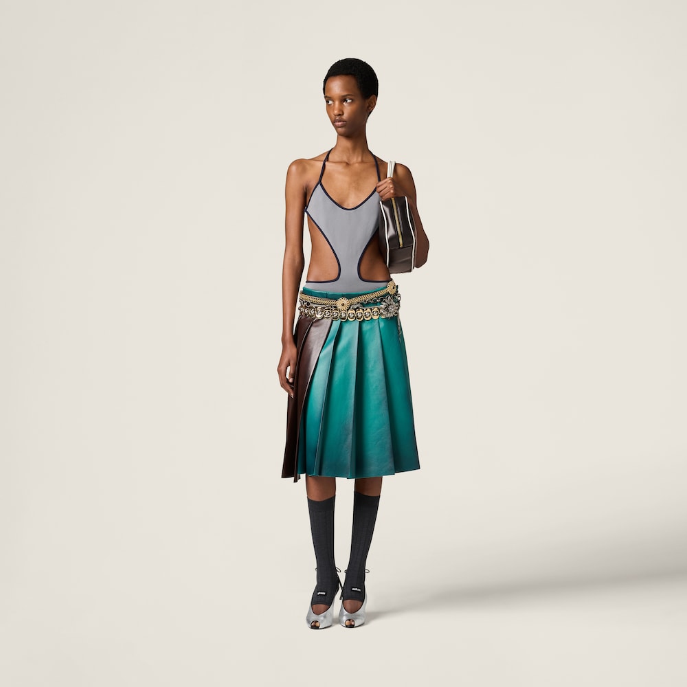 Technical knit swimsuit