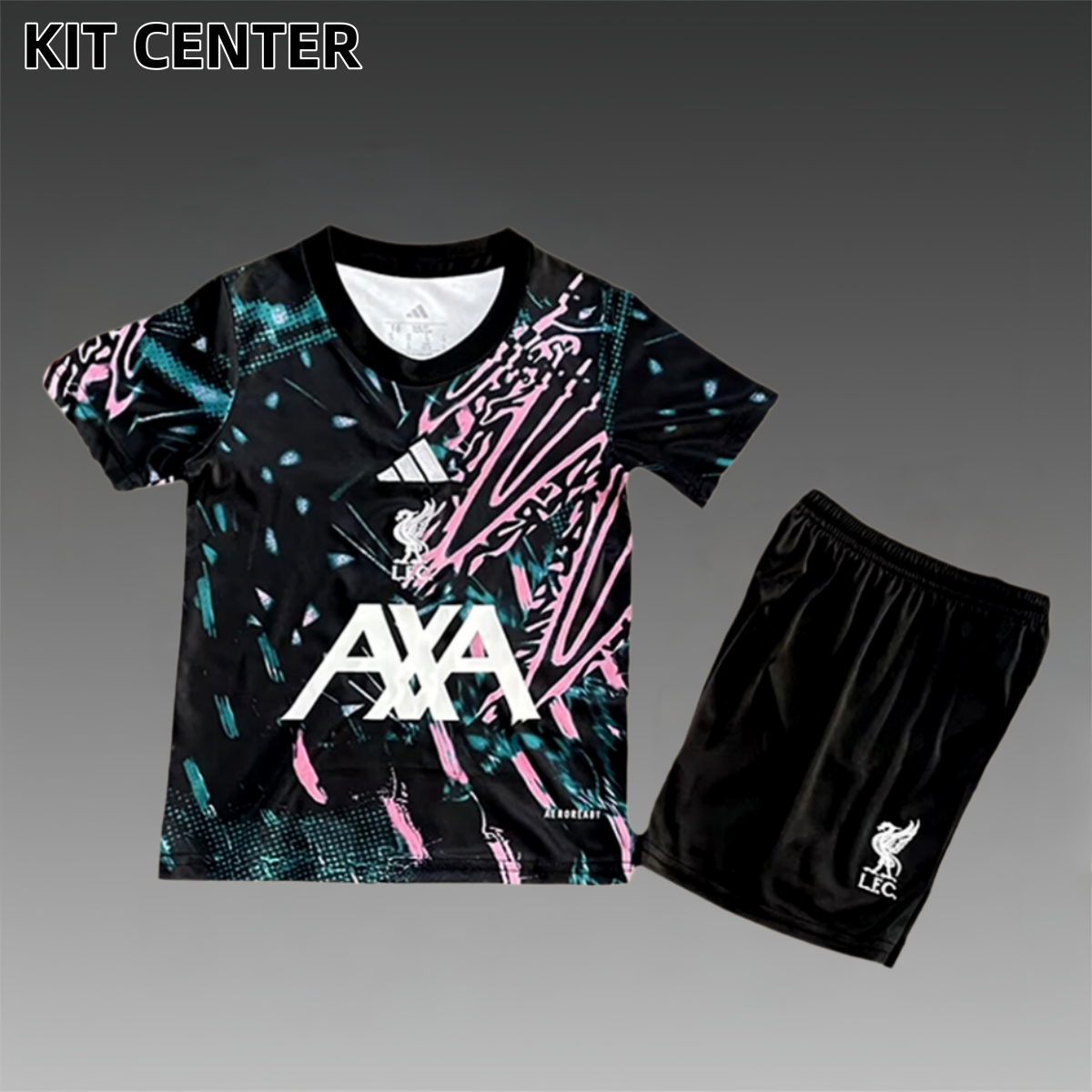 2025/2026 Liverpool Pre-match Training Football Shirt (Kids Kit socks)