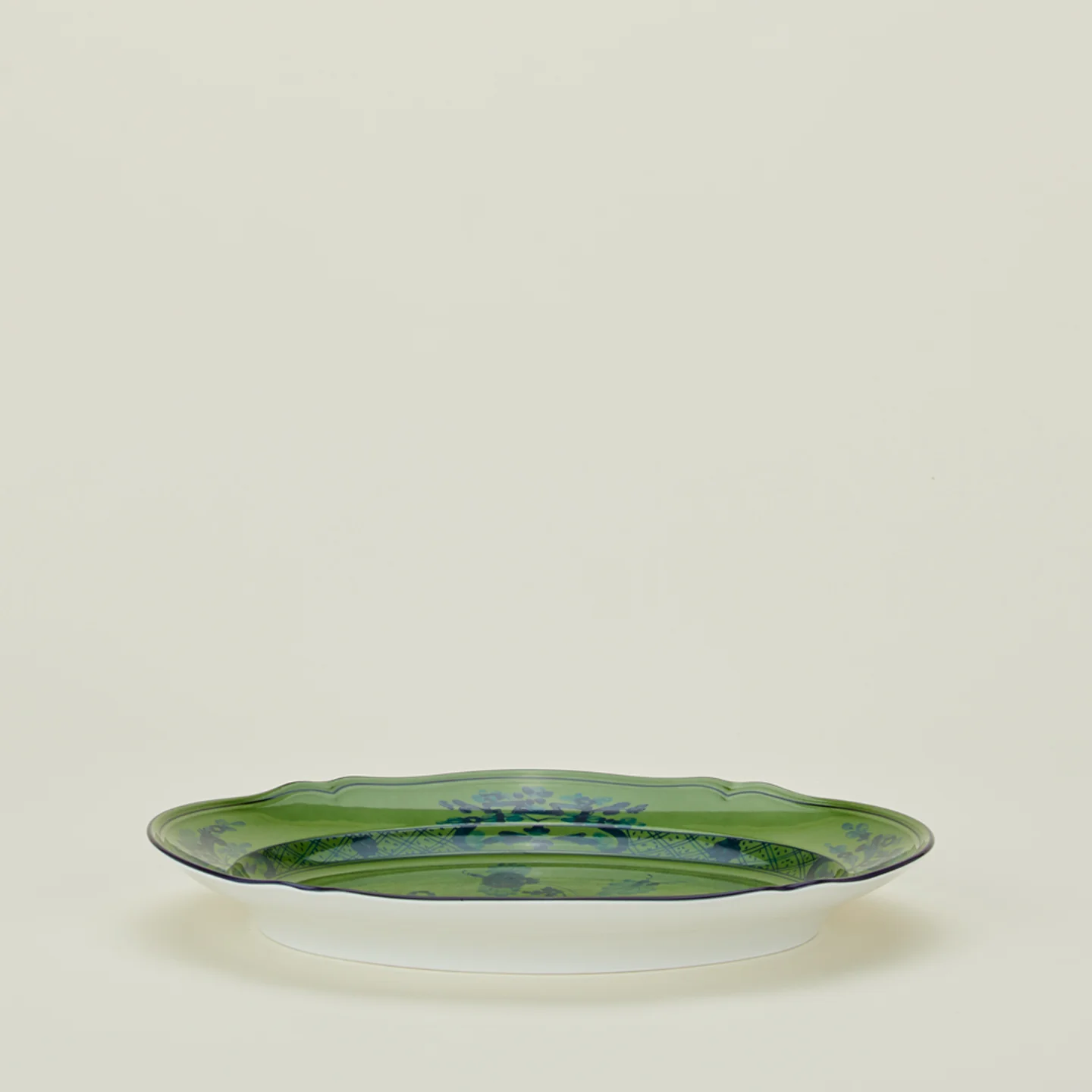 Oriente Italiano Oval Platter, 15 - Malachite