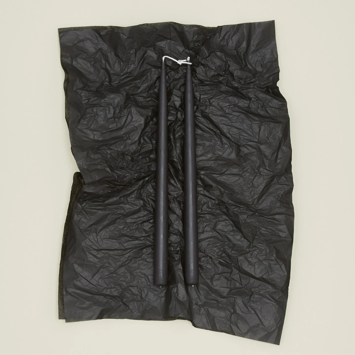 Hand Dipped Taper Set  - Black