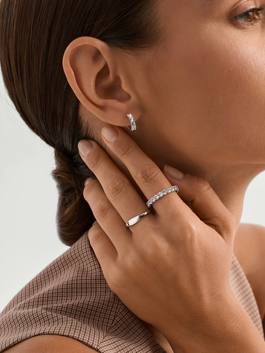 Silver Slim Signet Ring