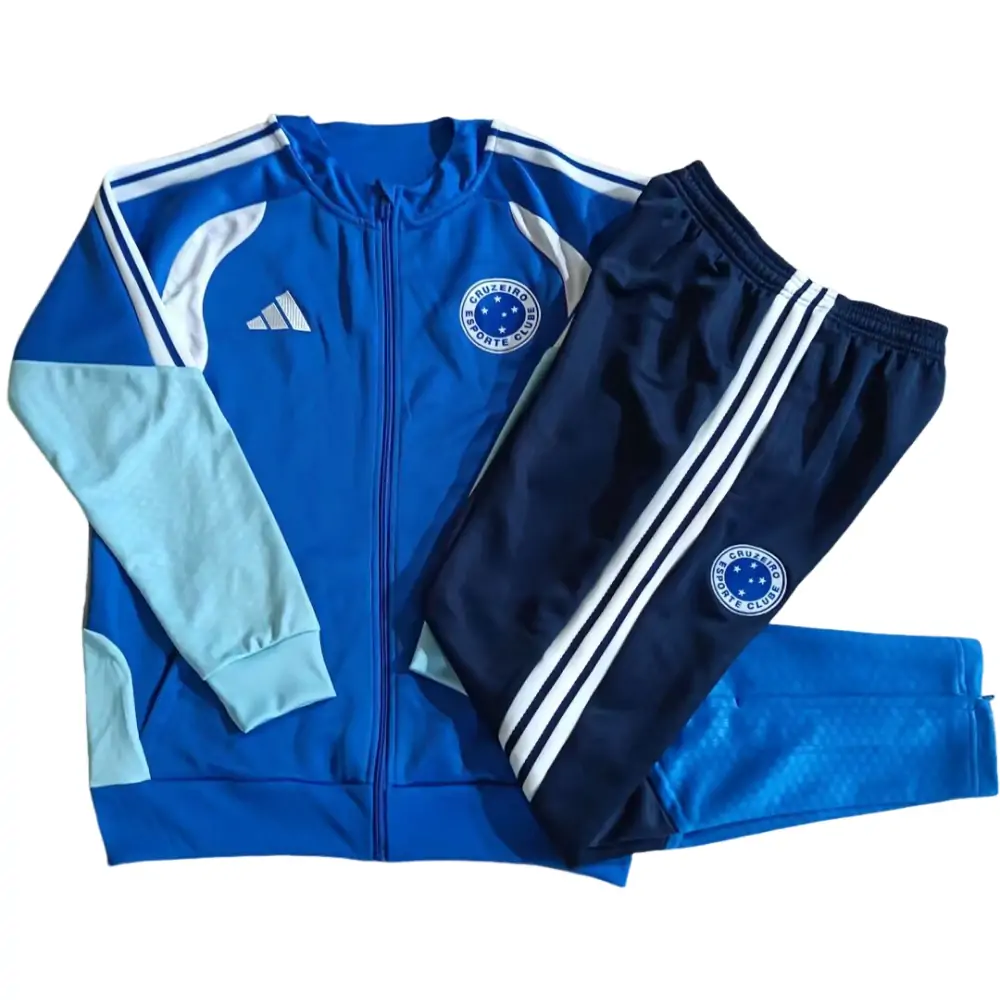 2026-27 Cruzeiro Full Zipper Training Jersey - Adult Set