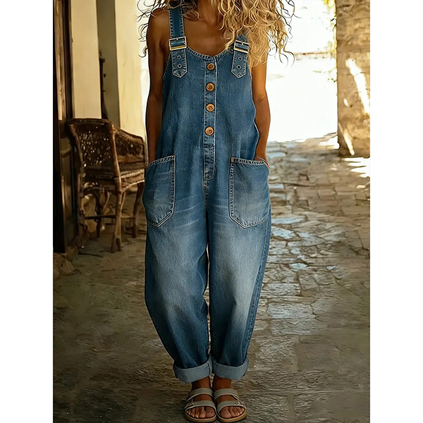 COWBOY OVERALLS JUMPSUIT