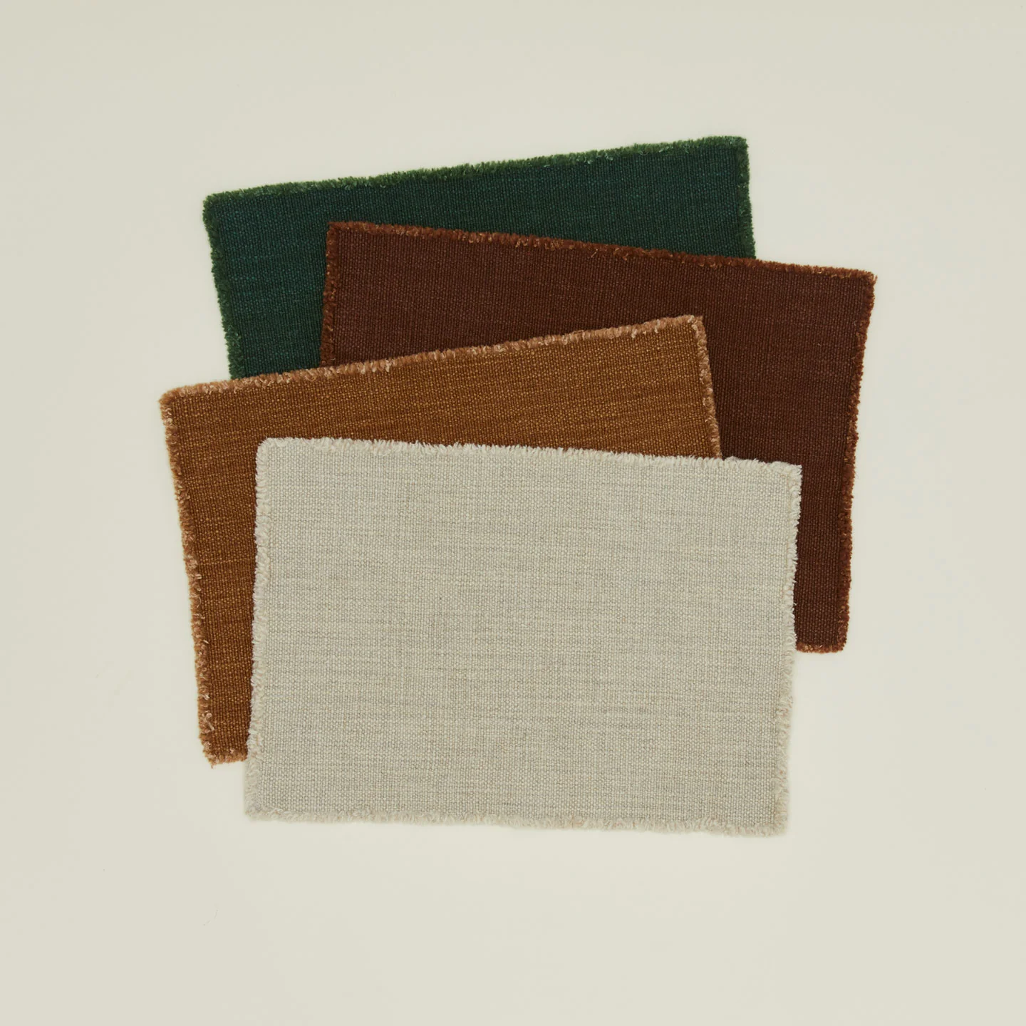 Jasper Placemat, Set of 2 - Natural Linen Wool