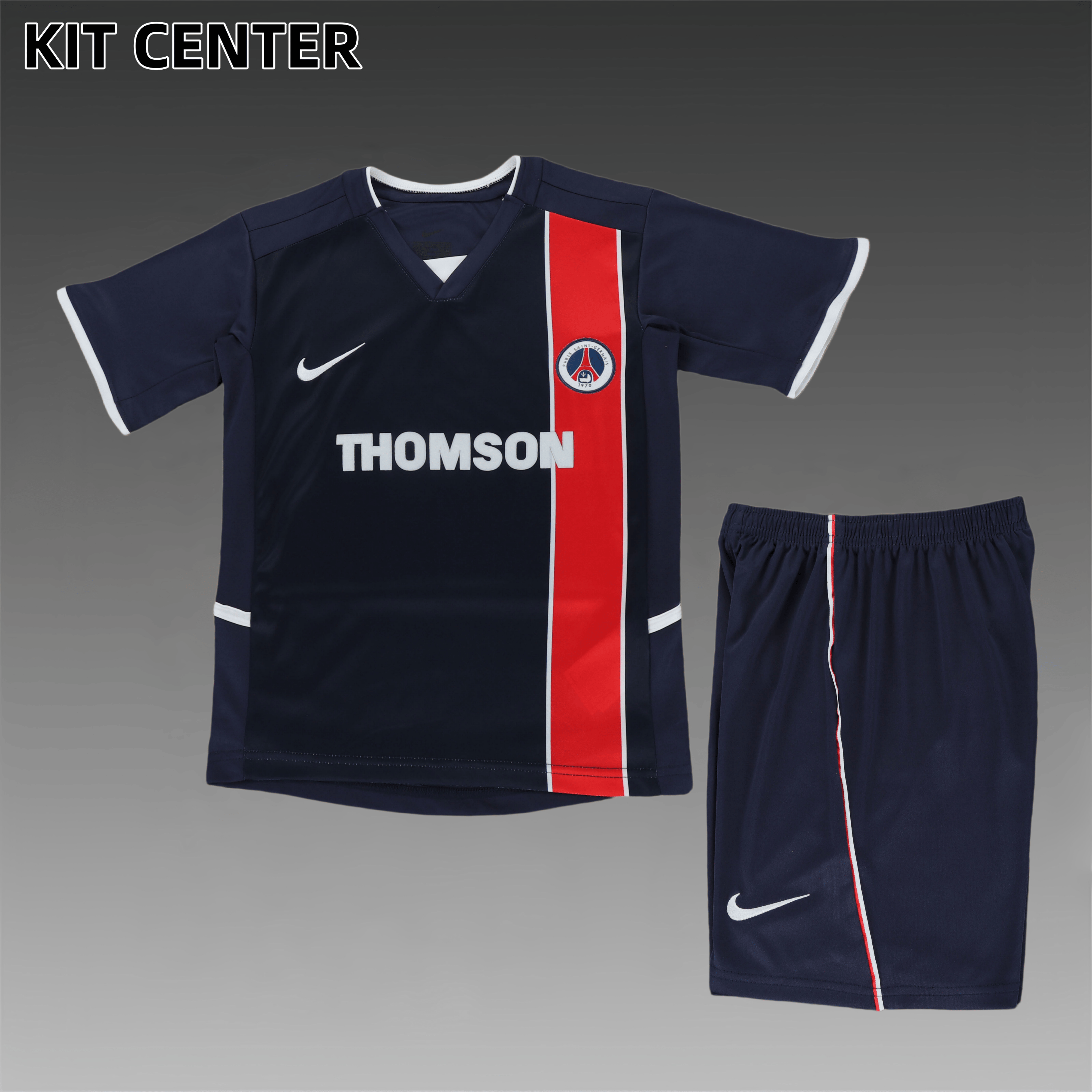 2002/2003 PSG Paris Saint-Germain home Football Shirts（ Kids Kit ）