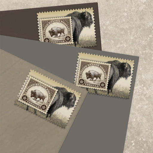 American Bison Stamps