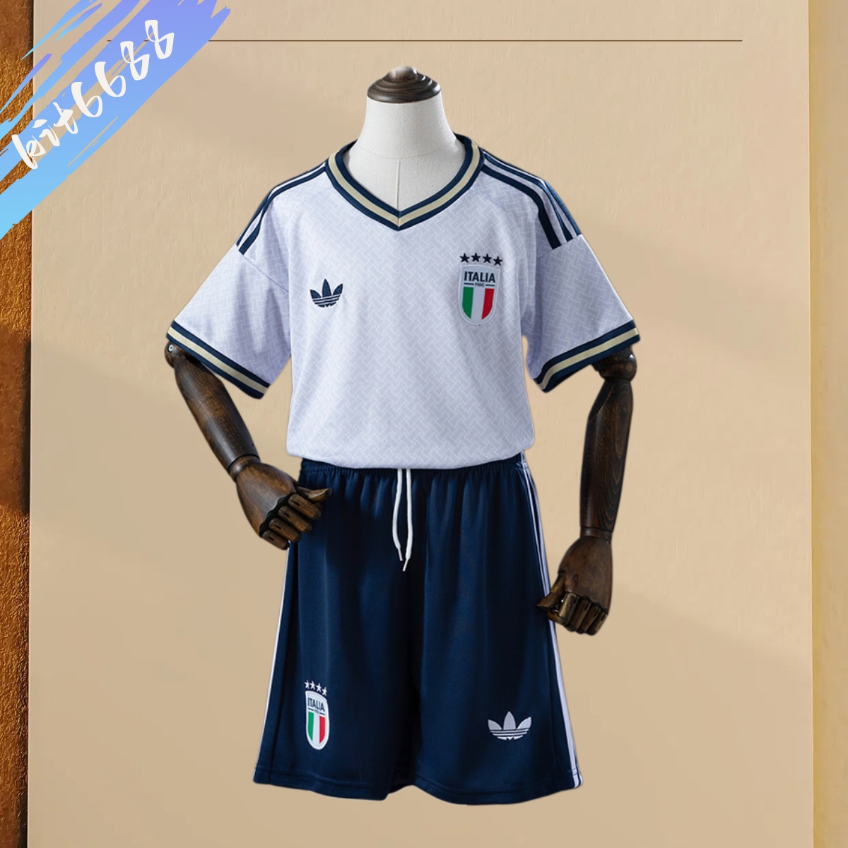 2026 Italy Away Football Shirt (Kids Kit socks)