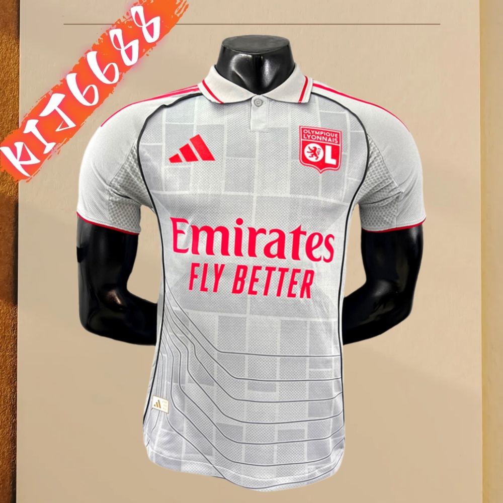 2025/2026 Lyon Second Away Football Shirt (Player)