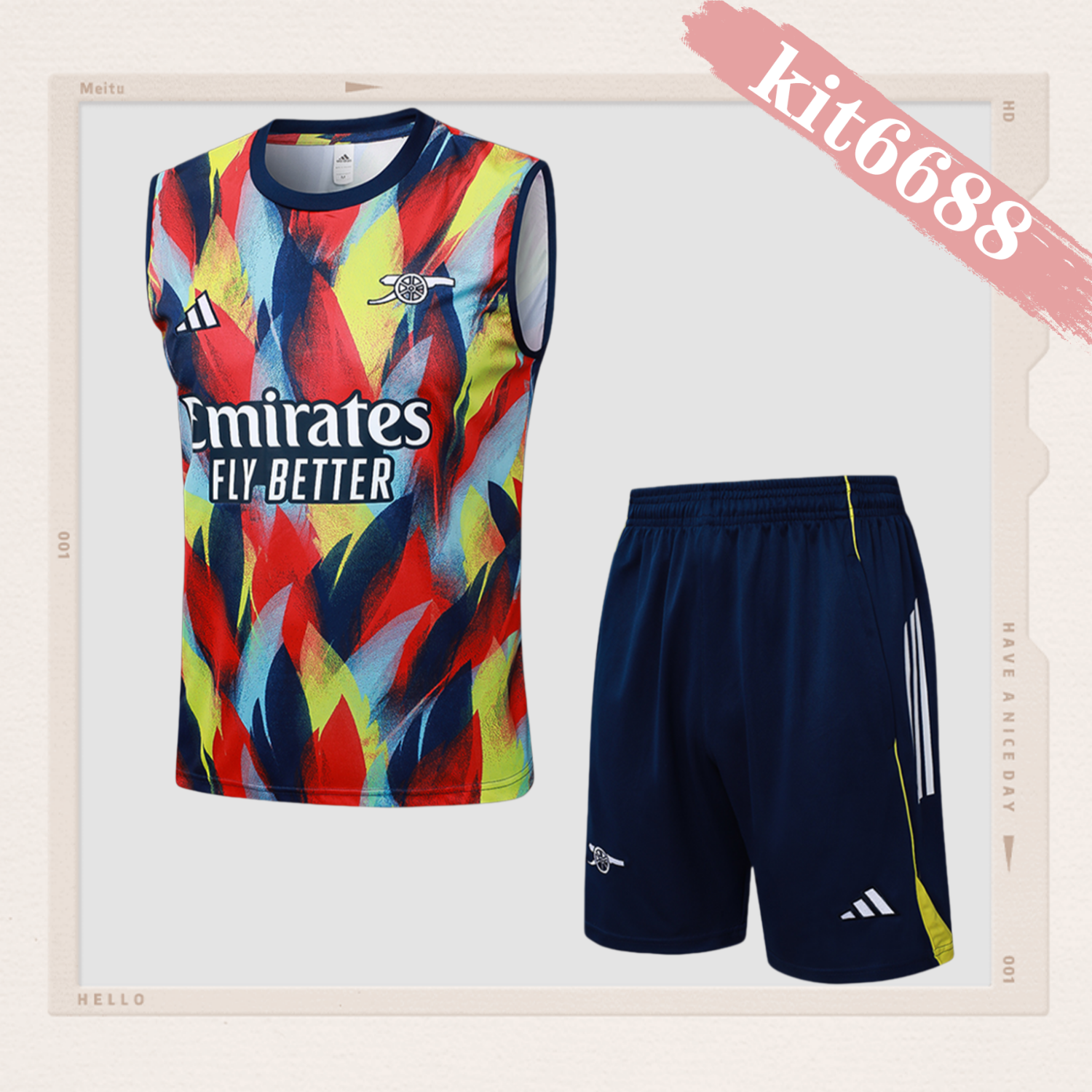 2025/2026 Arsenal Colored Adult Vest Training Wear (Adult Kit)