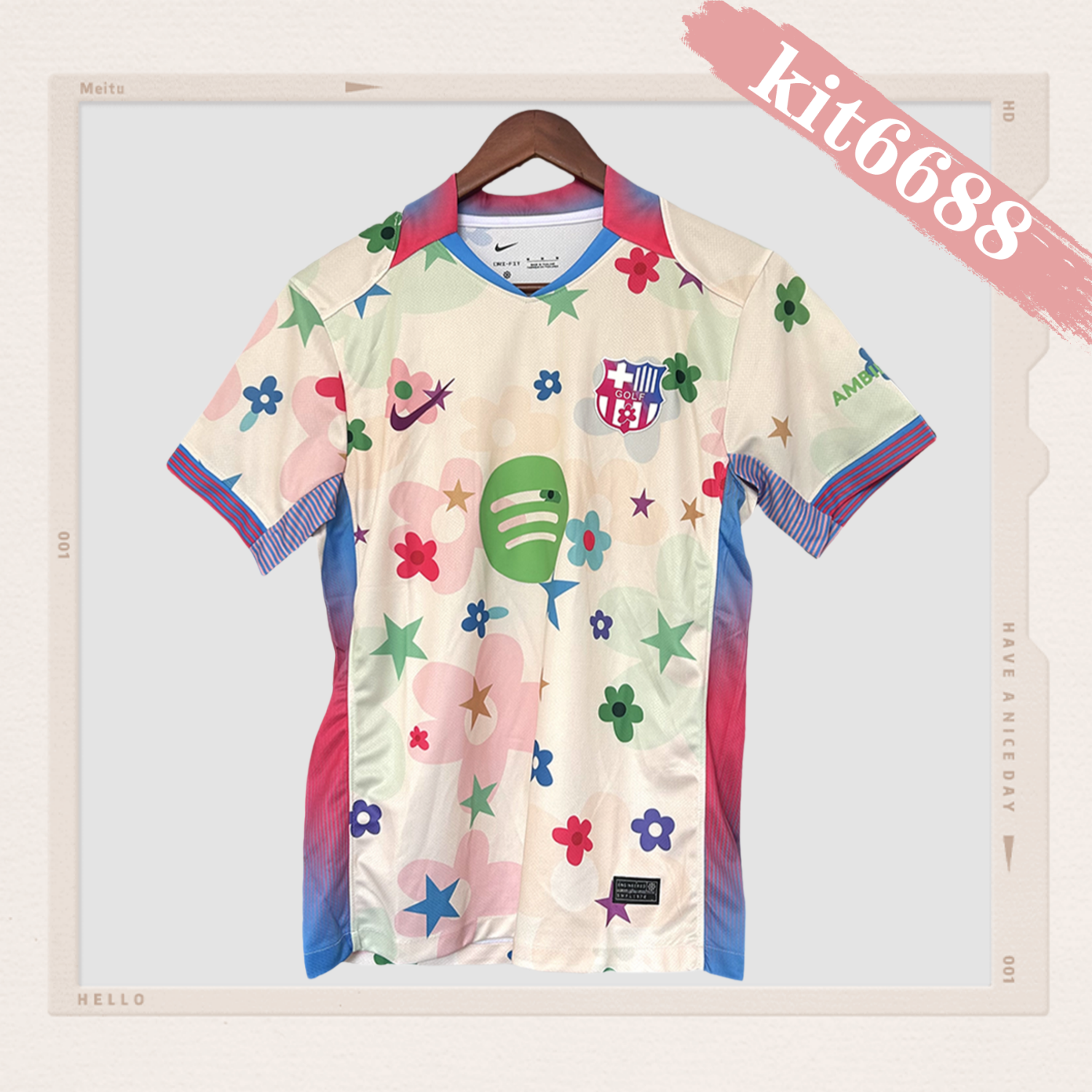 2025/2026 Barcelona Pre-match Football Jersey (Fan Edition)