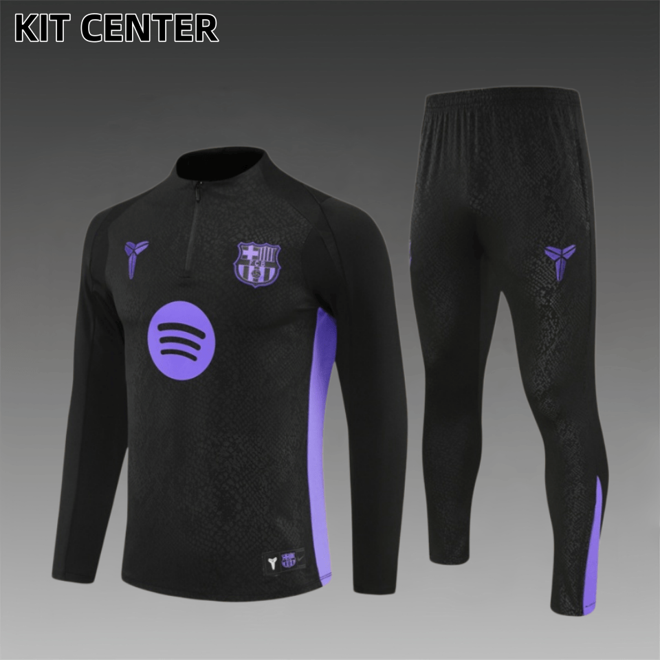 25/26 Barcelona Half Zip TrainingWear (Adult Kids Kit)