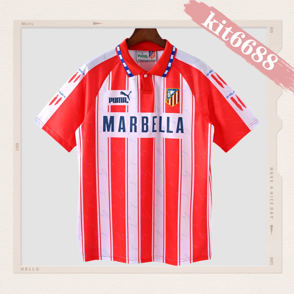1994/1995 Atletico Madrid Home Retro Football Shirt