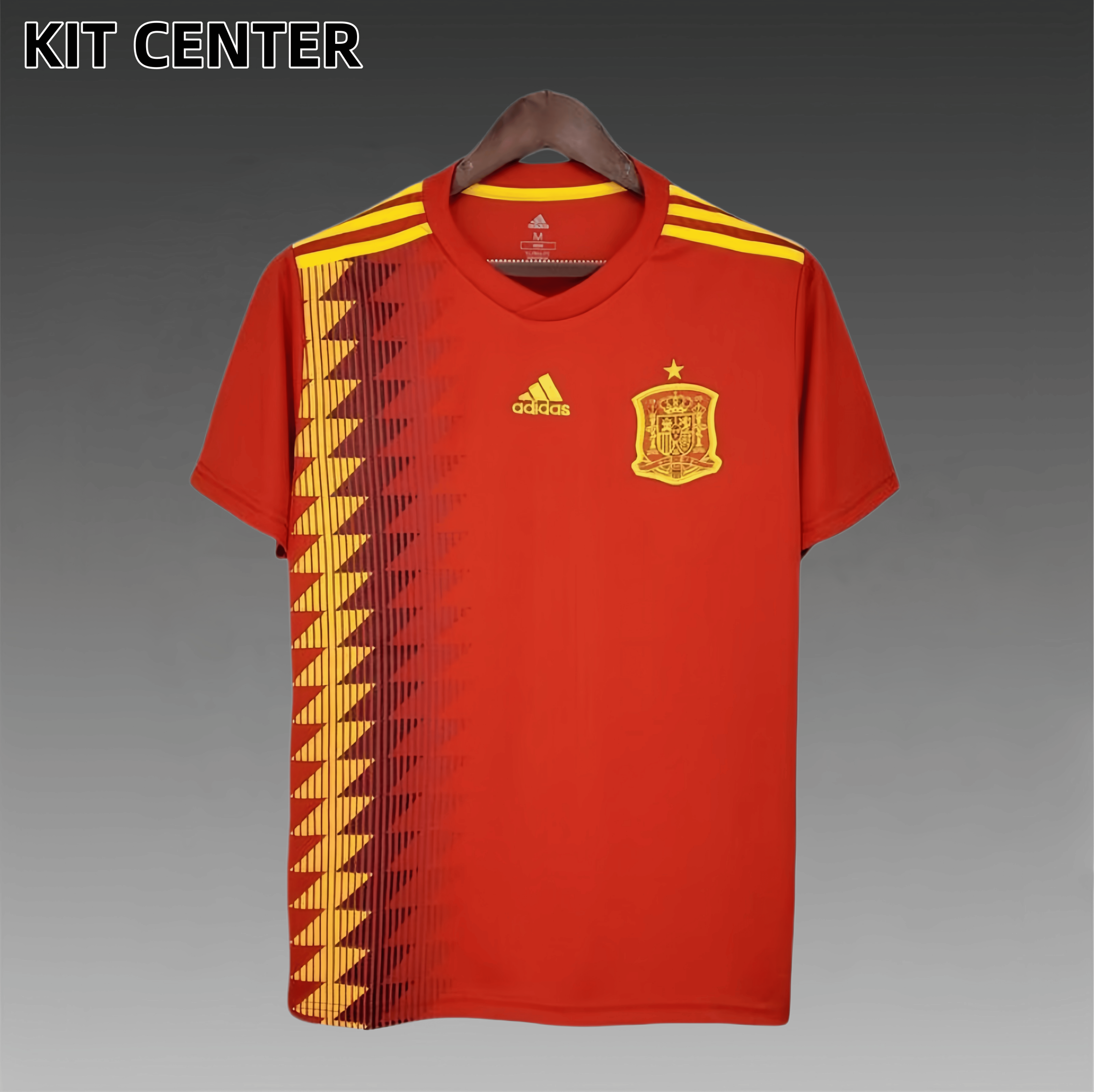 2014 Spain home Retro Football Shirt
