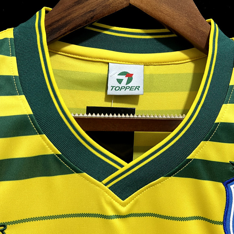 1984 Brazil Home Retro Football Shirt