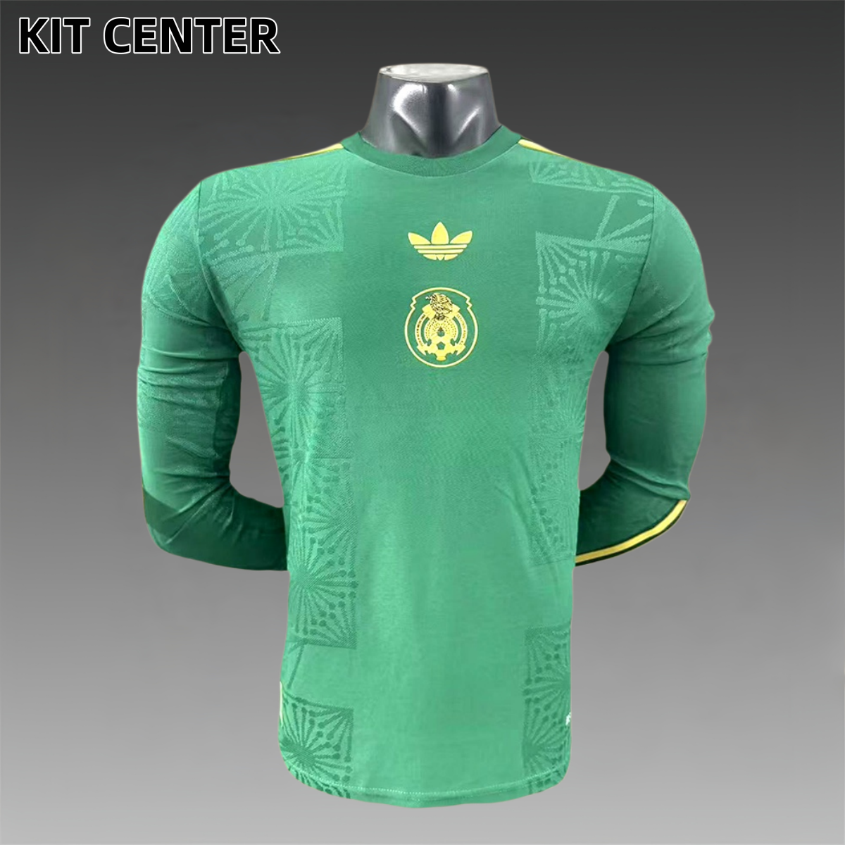 2025/2026 Mexico Gold Cup Green Long Sleeve Special Edition Shirt （Player Edition）