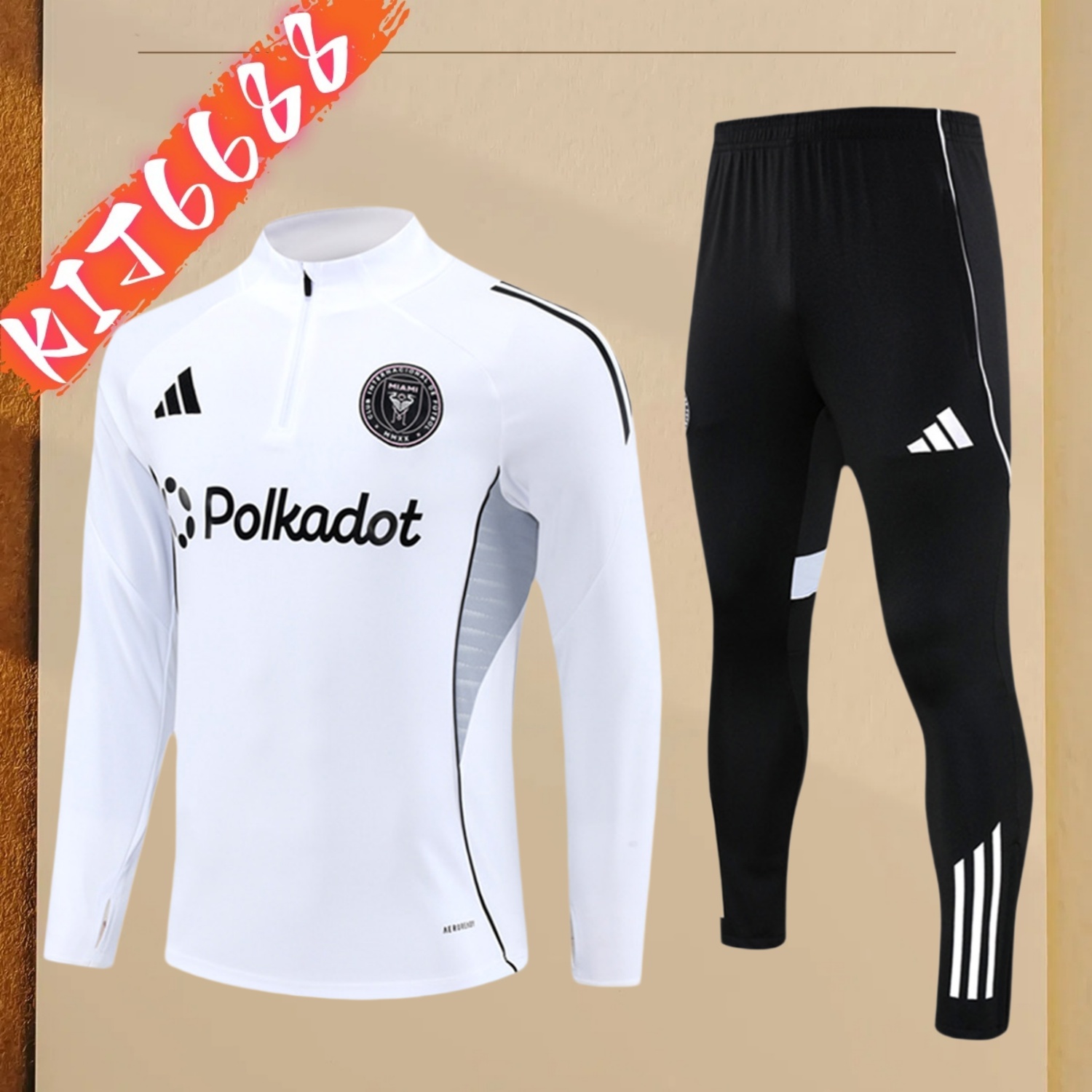 2025/2026 Miami Kids Half Zip Training Kit (Kids Kit)