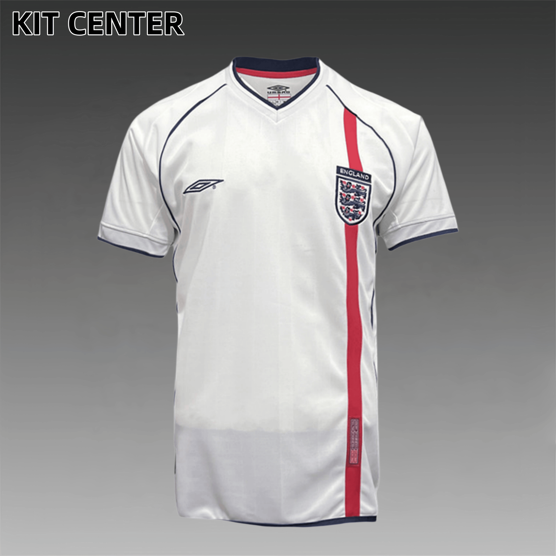 2002 England Home Retro Football Shirt