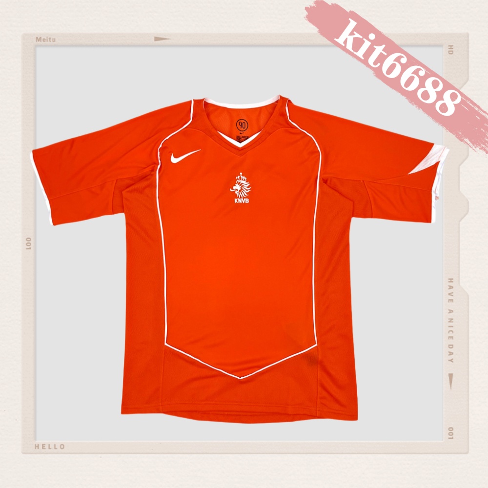2004 Netherlands Home Retro Football Shirt