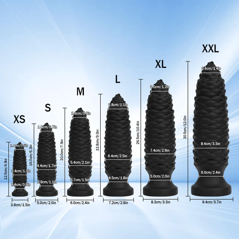 Pinecone Ⅱ - Silicone Huge Butt Plug