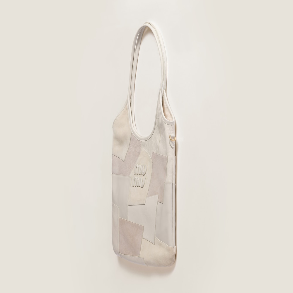 IVY leather patchwork bag