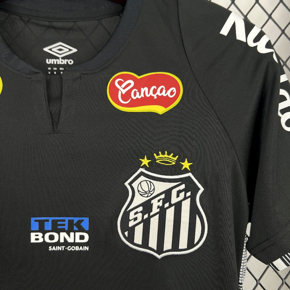 2025/2026 Santos Black Special Edition Football Shirt (Fan Edition)