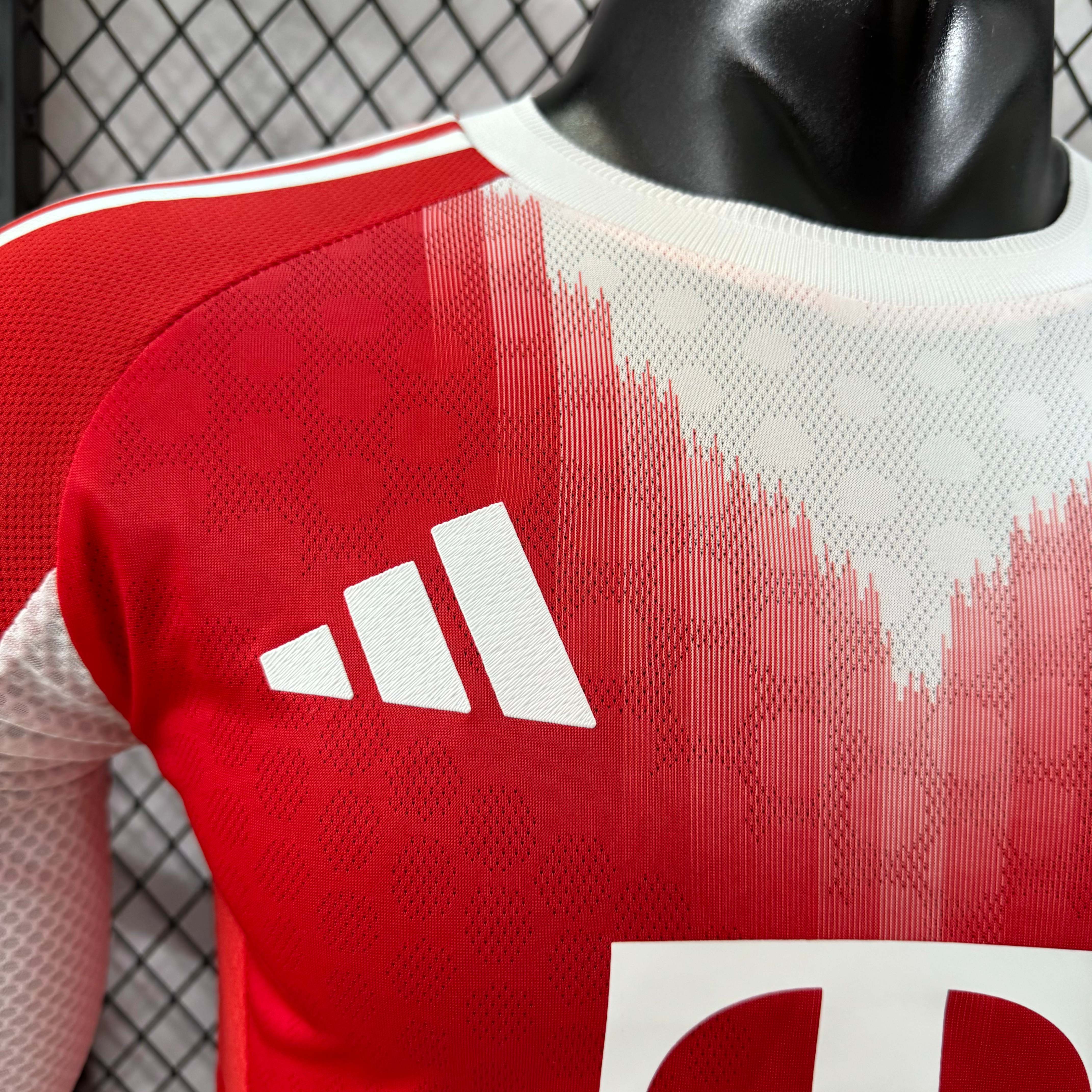 2025/2026 Bayern Munich Home Long Sleeve Football Shirt (Player Edition)