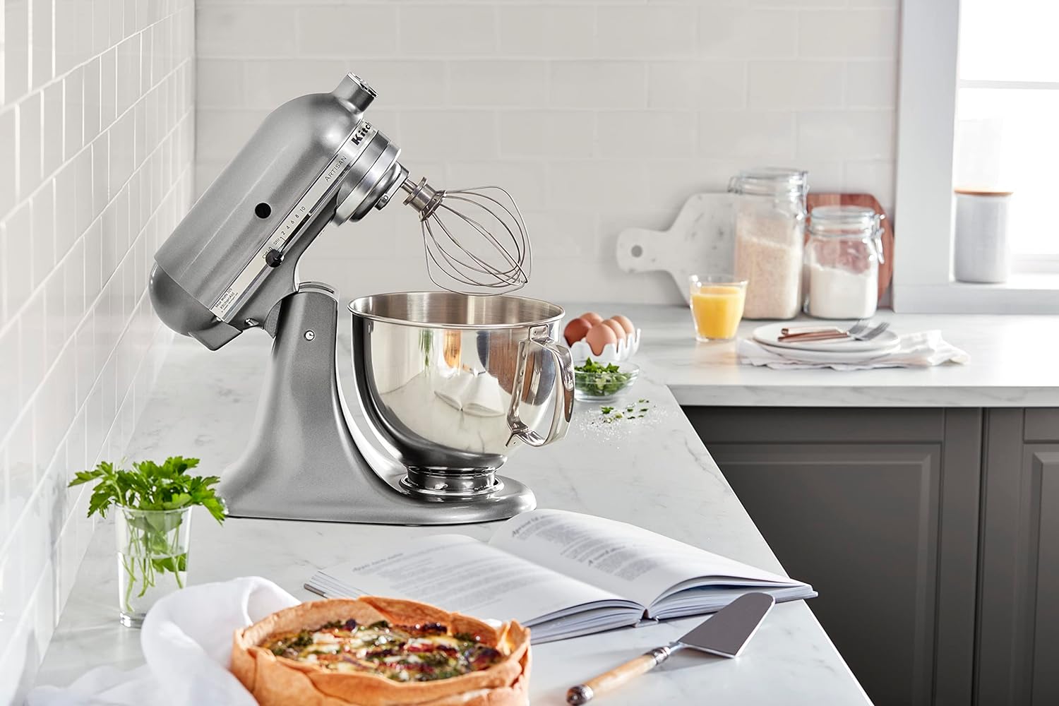 KitchenAid Artisan Series 5-Quart Tilt-Head Stand Mixer - KSM150PS, Milkshake