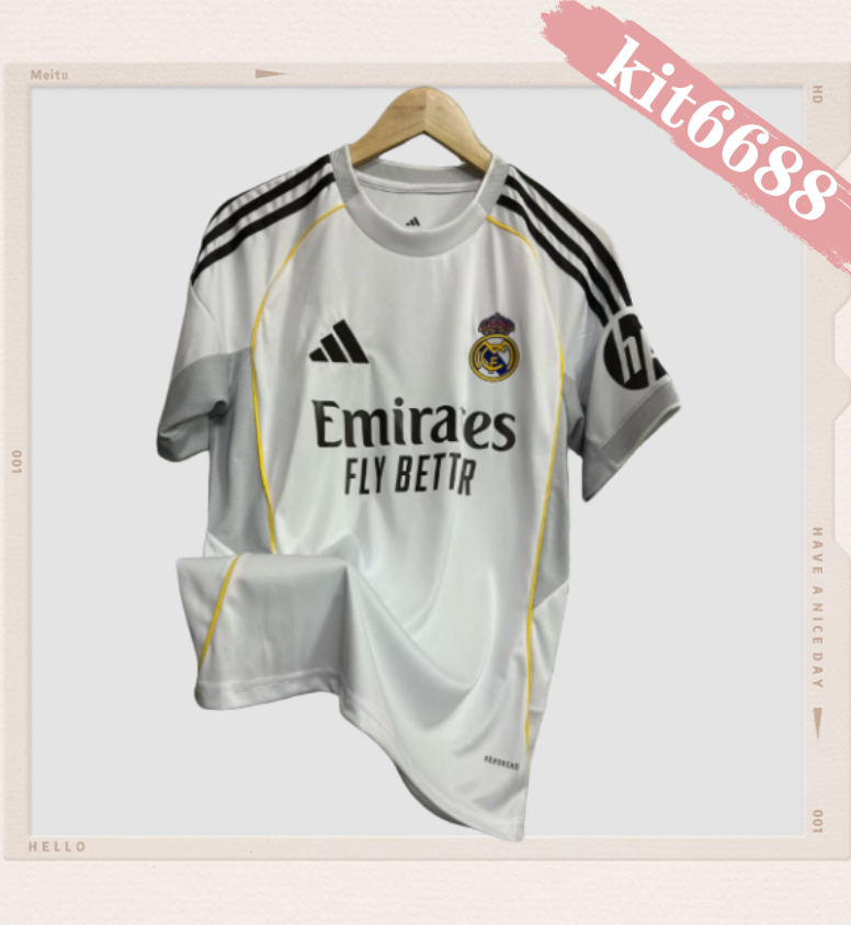 2025/2026 Real Madrid Home Football Shirt (Fan Edition)