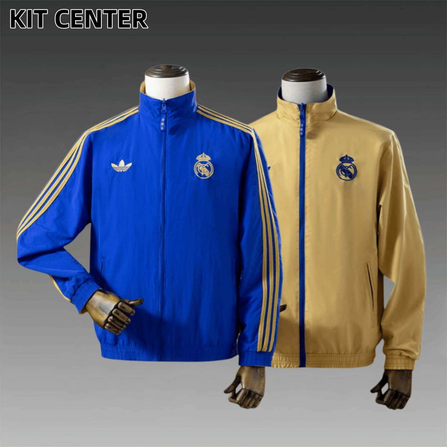2025/2026 Real Madrid double-sided windbreaker