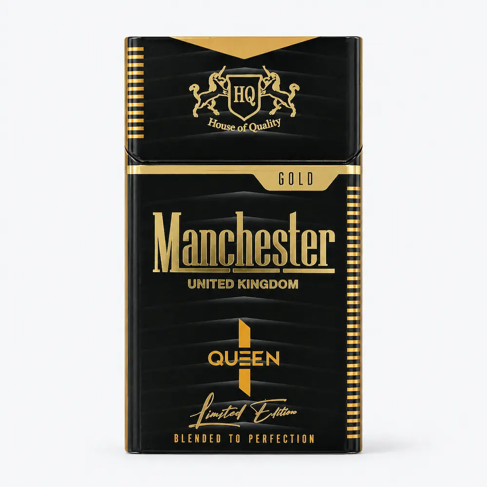 Manchester Queen Gold Limited Edition Cigarettes - nswcig