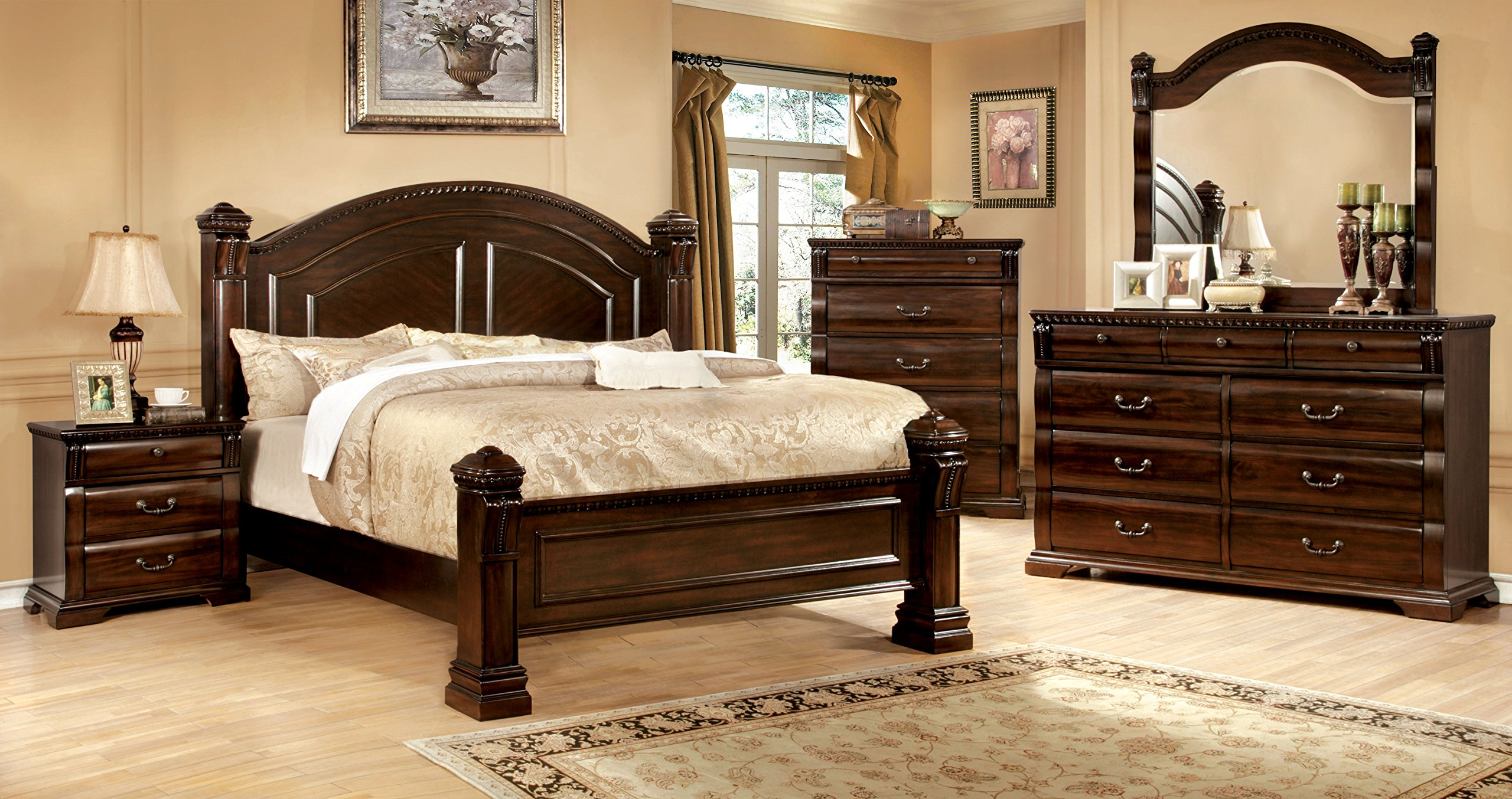 Lexington Low-Poster Bed, Eastern King, Cherry