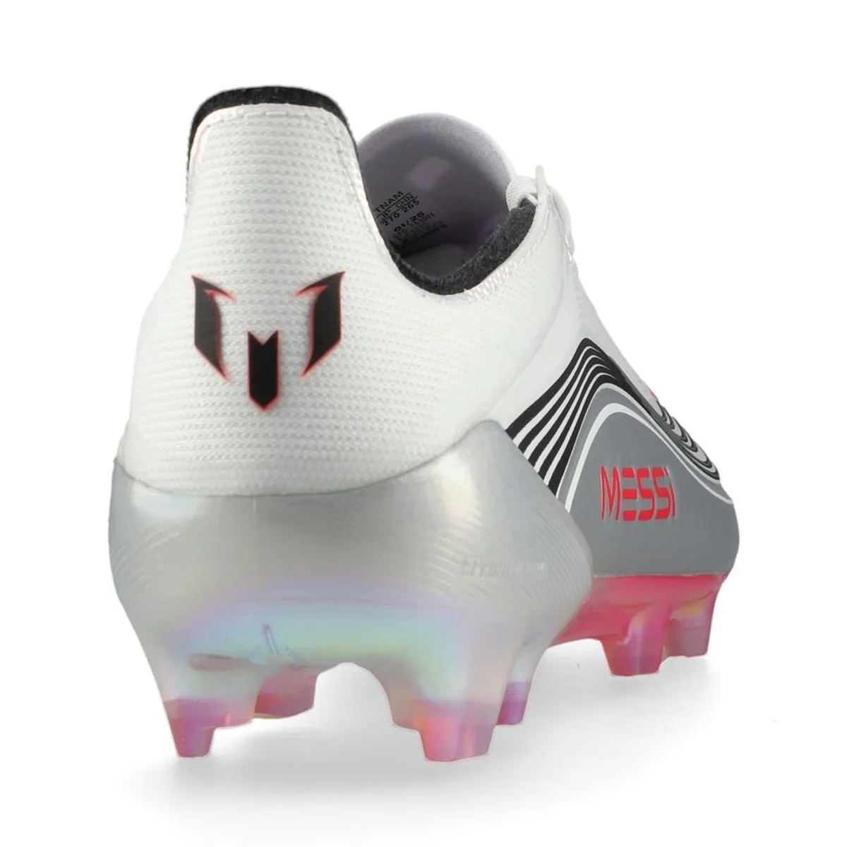 F50 Messi Elite FG Prestig10 - Footwear WhiteLucid RedSilver Metallic