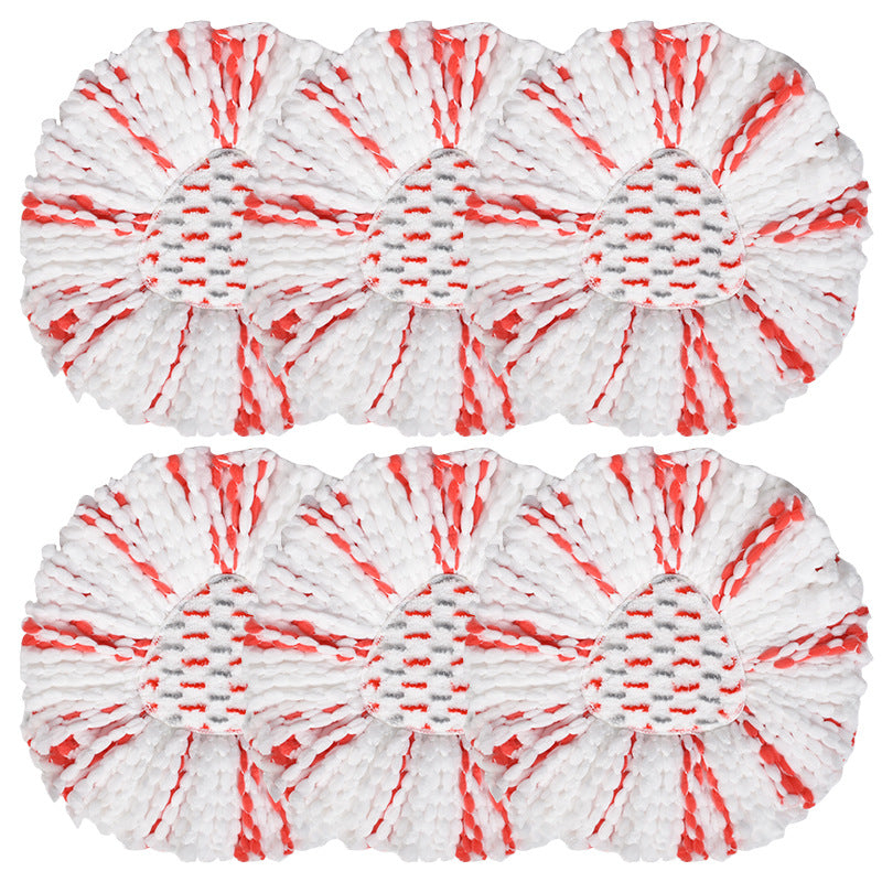 3 Pack Spin Mop Heads Replacements with Scrubbing Pad