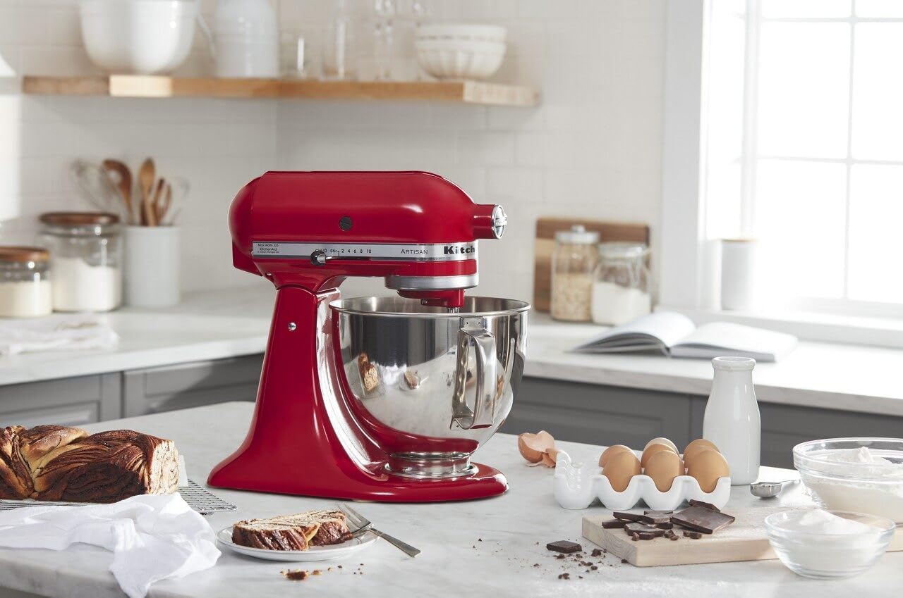 KitchenAid Artisan Series 5-Quart Tilt-Head Stand Mixer - KSM150PS, Milkshake