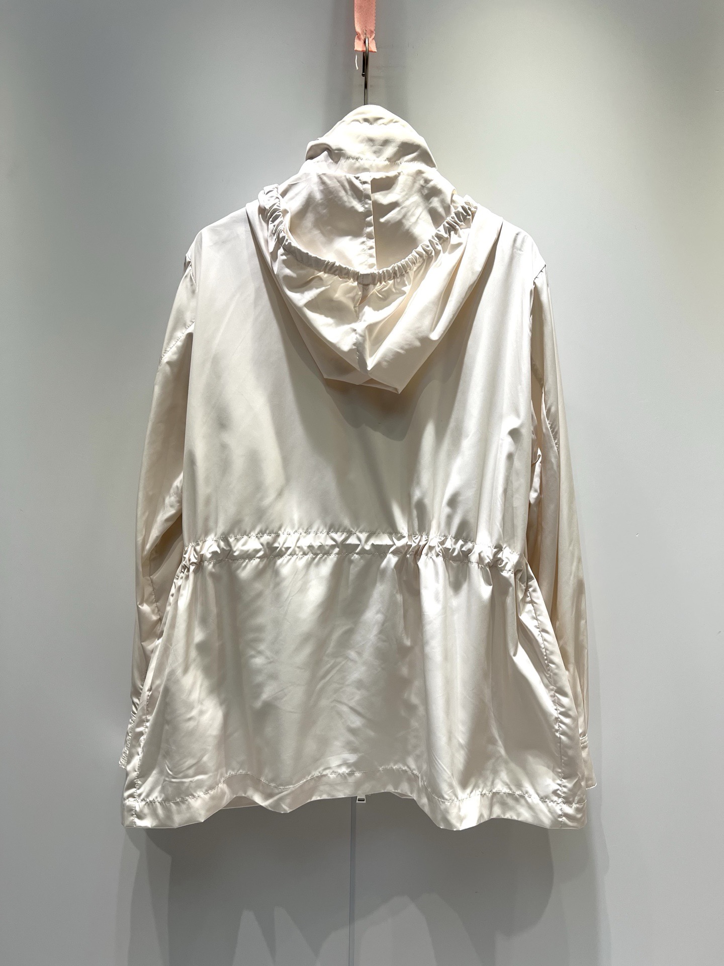 Moncler Enette 2026 Spring Autumn Women's Jackets Polyester Hooded Zipper Tassel Casual Slim Woman's Coats MKDFWJ26001