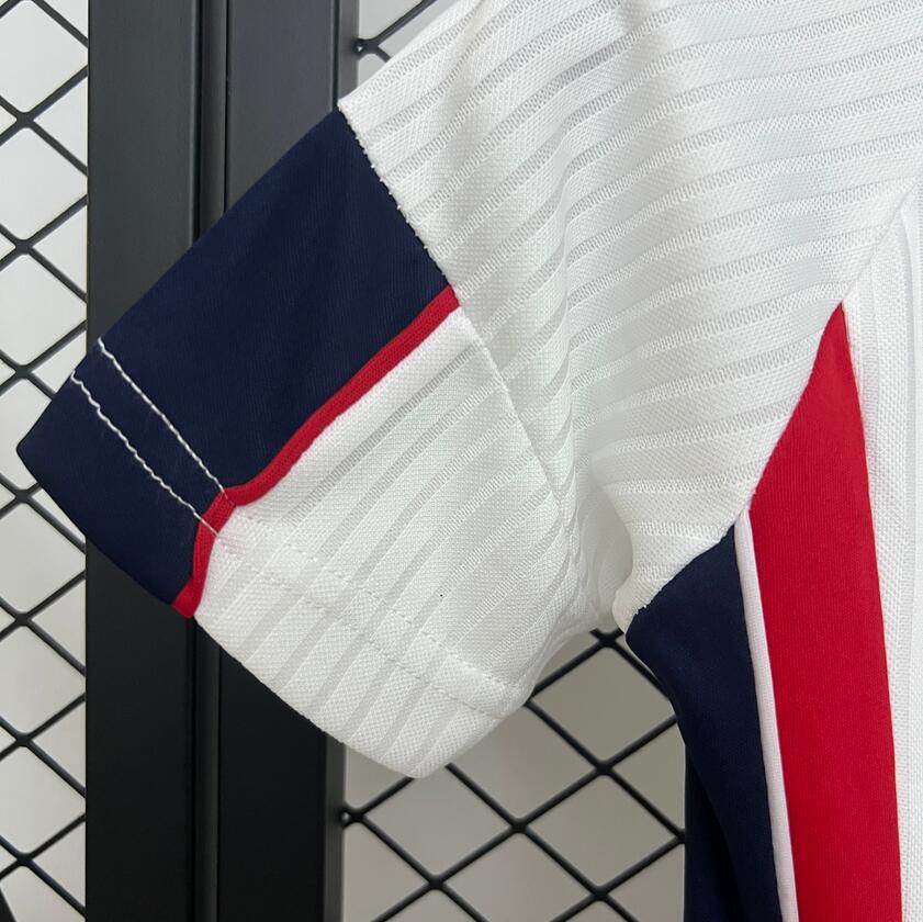 1998 England home  Retro Football Soccer jerseys Kids suit