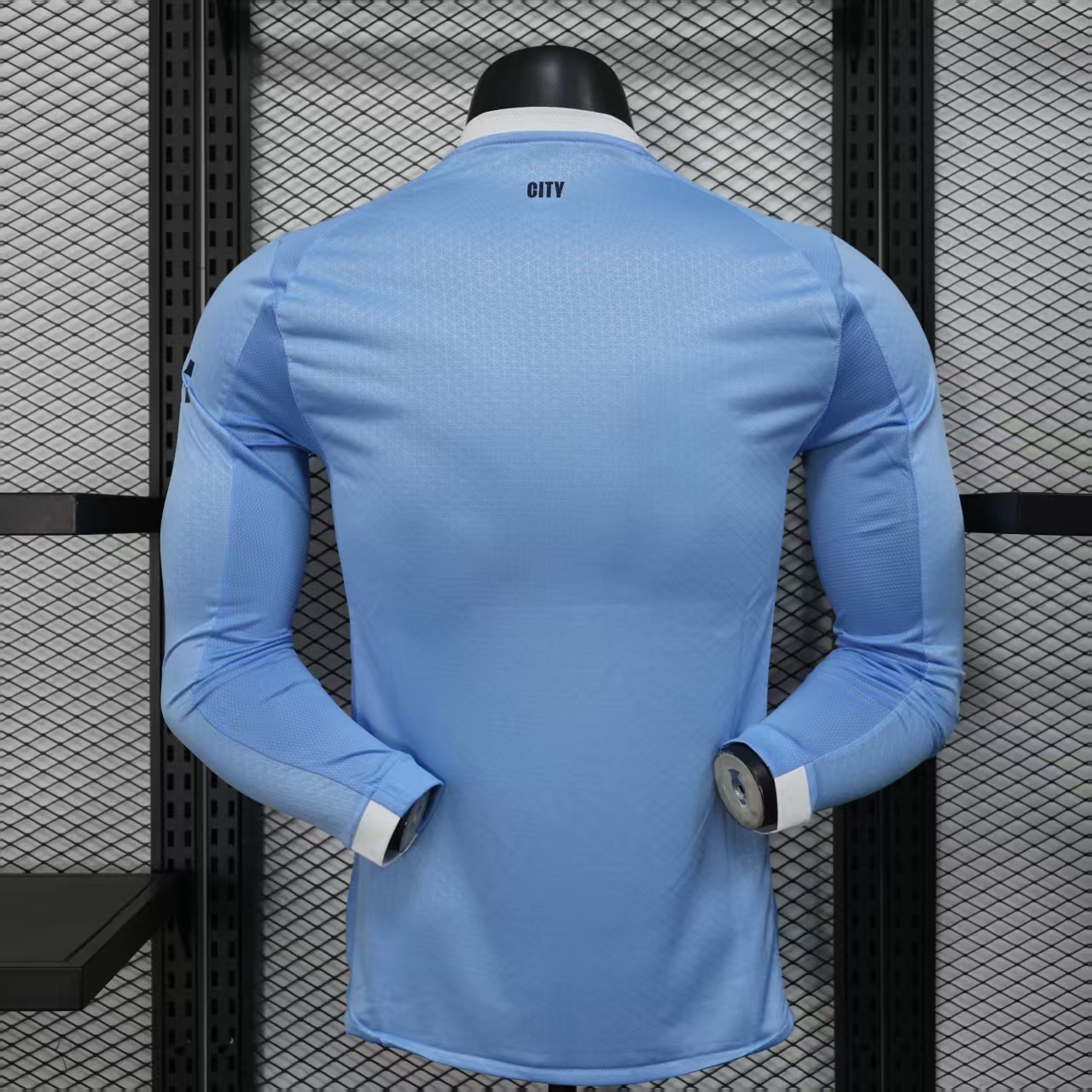 2025/2026 Manchester City FC Home Long Sleeve Football Shirt (Player)