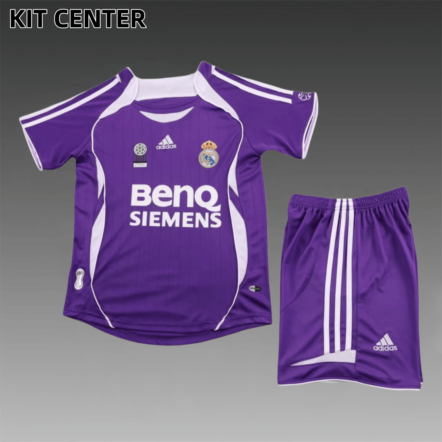 2006/2007 Real Madrid Away Retro Kids Set