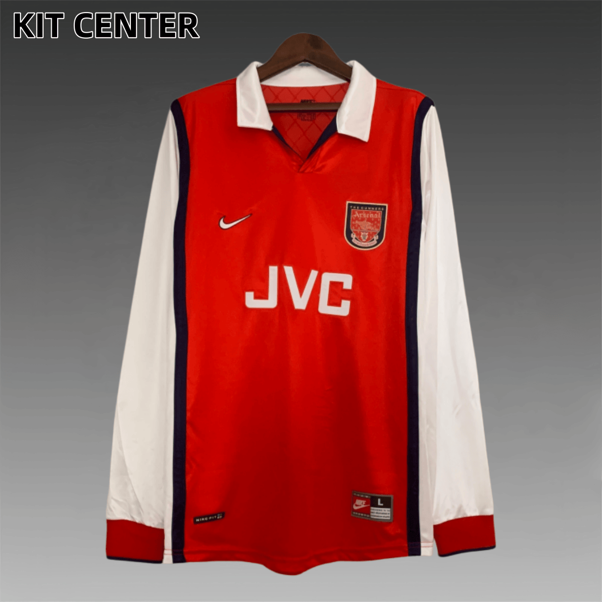 98/99 Arsenal Home Retro Long Sleeve Football Shirt