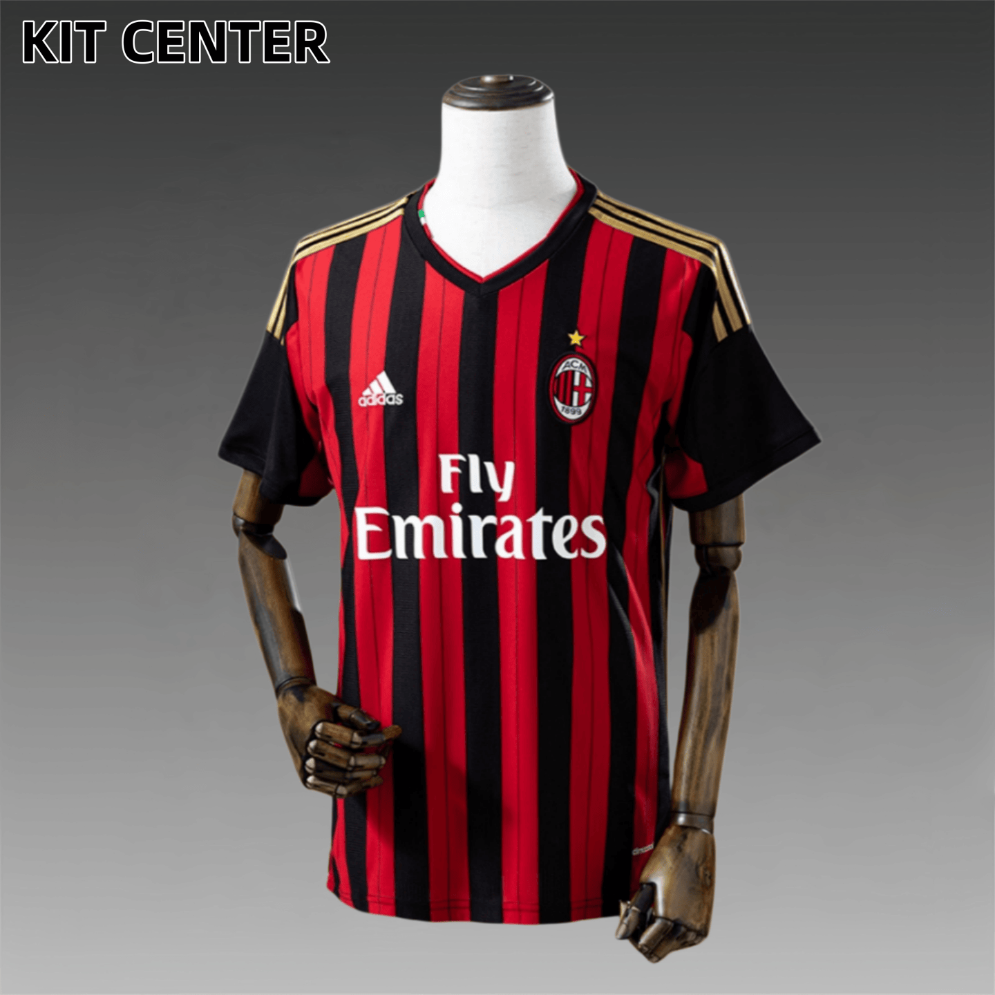 2013/2014 AC Milan home Retro Football Shirt (Fan Edition)