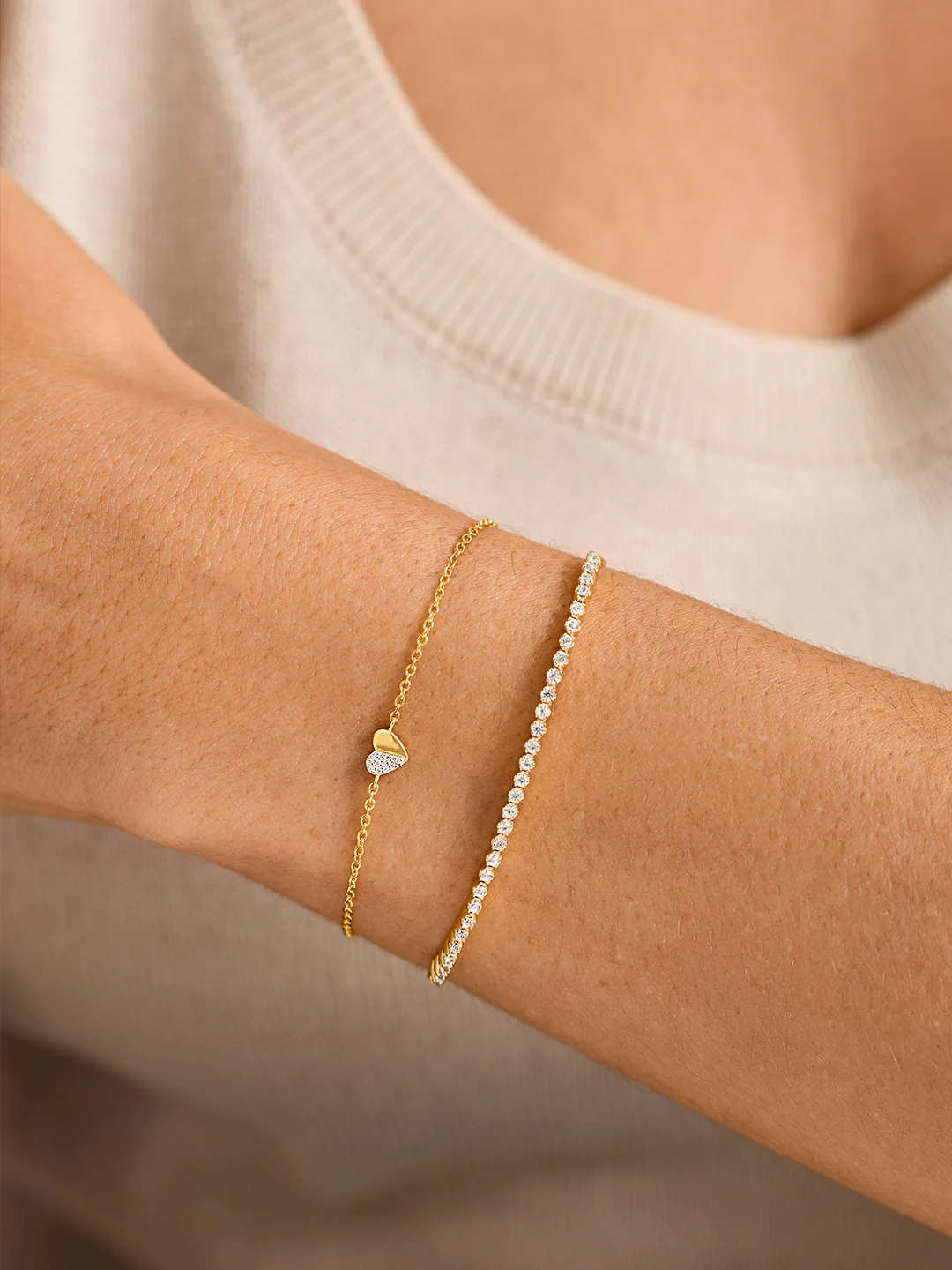 Sapphire Half Tennis Bracelet