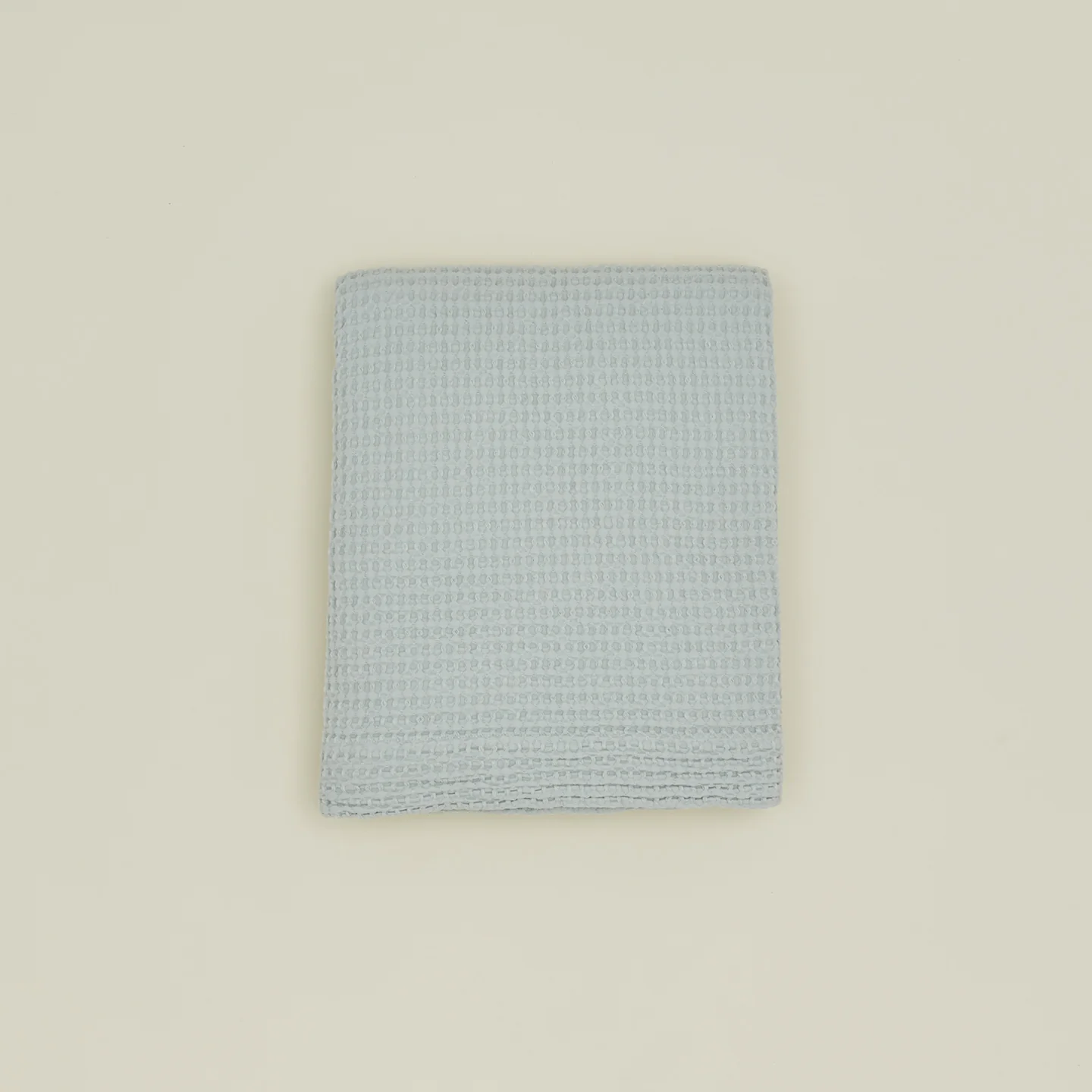 Simple Waffle Shower Curtain - Sky