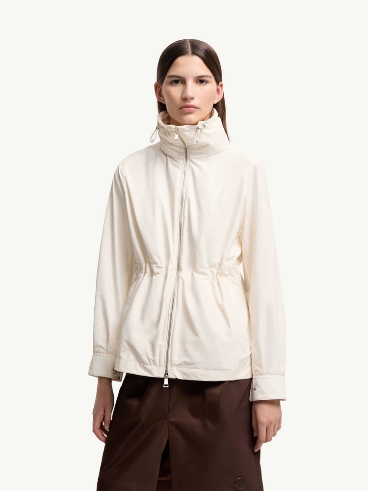 Moncler Enette 2026 Spring Autumn Women's Jackets Polyester Hooded Zipper Tassel Casual Slim Woman's Coats MKDFWJ26001