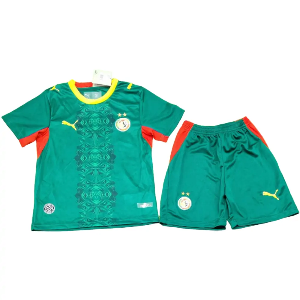 2026 World Cup Senegal Away Jersey Children's Set - Fans Edition