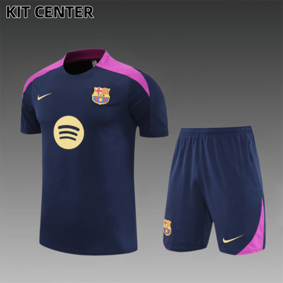 25/26 Barcelona Short Sleeve TrainingWear (Adult Kids Kit)