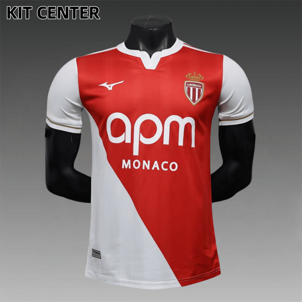 2025/2026 Monaco Home Football Shirt (Player Edition)