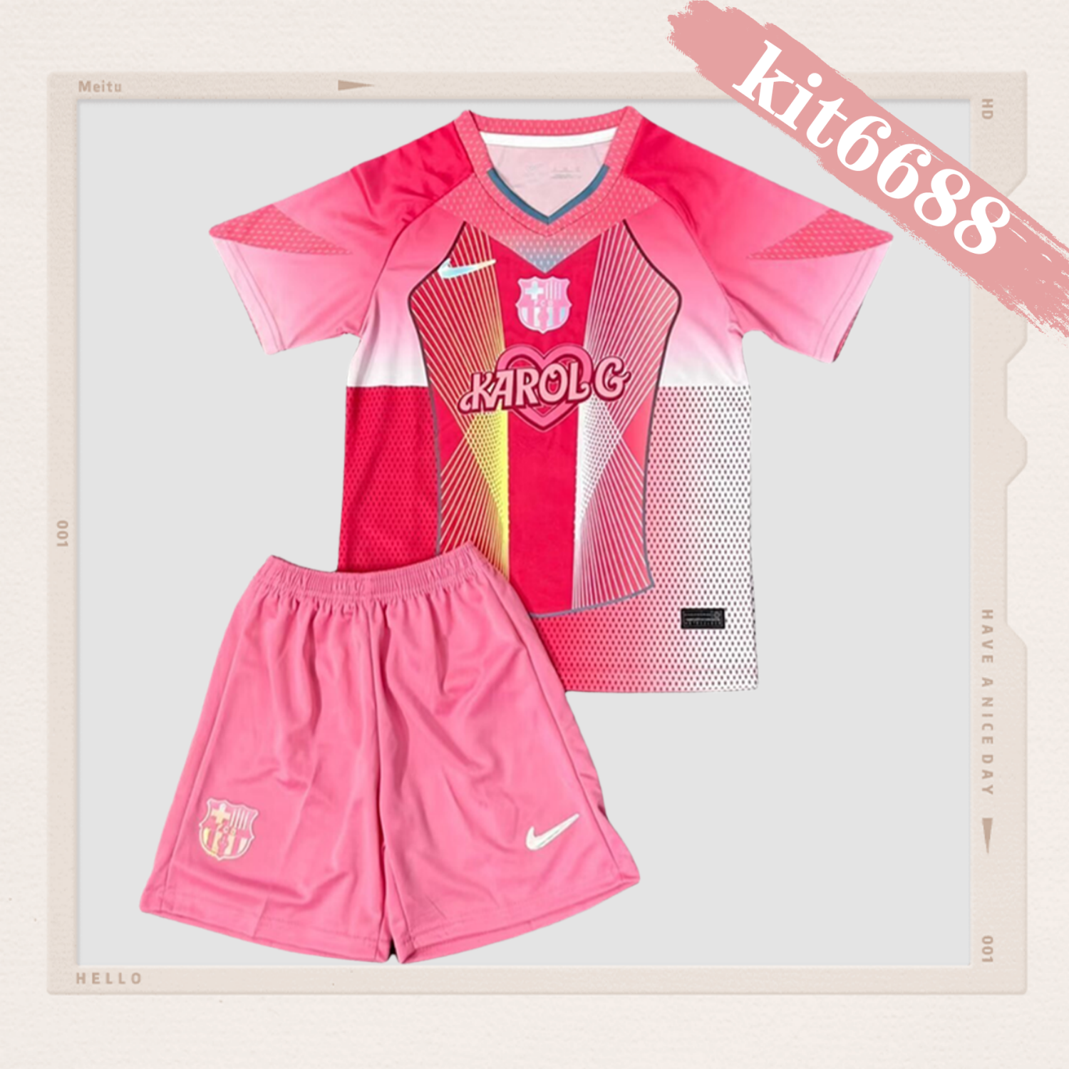 2025/2026 Barcelona Special Edition Football Shirt (Kids Kit socks)