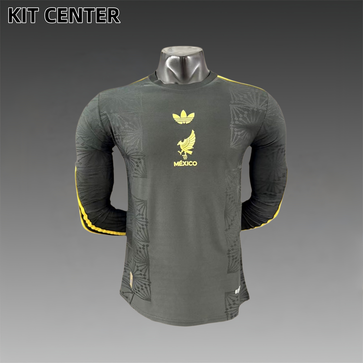 2025/2026 Mexico Gold Cup Black Long Sleeve Special Edition Shirt （Player Edition）