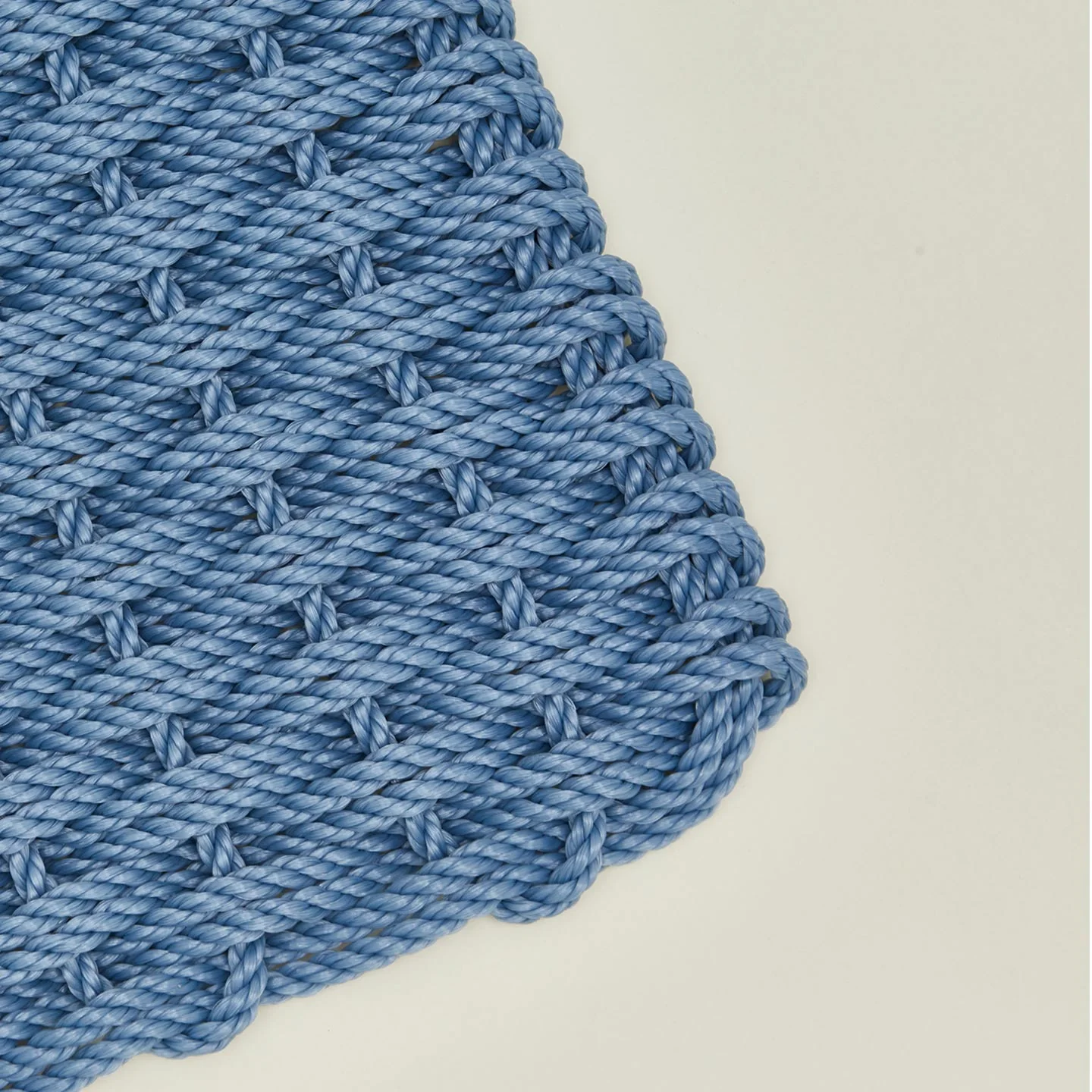 Woven Rope Doormat - Sky